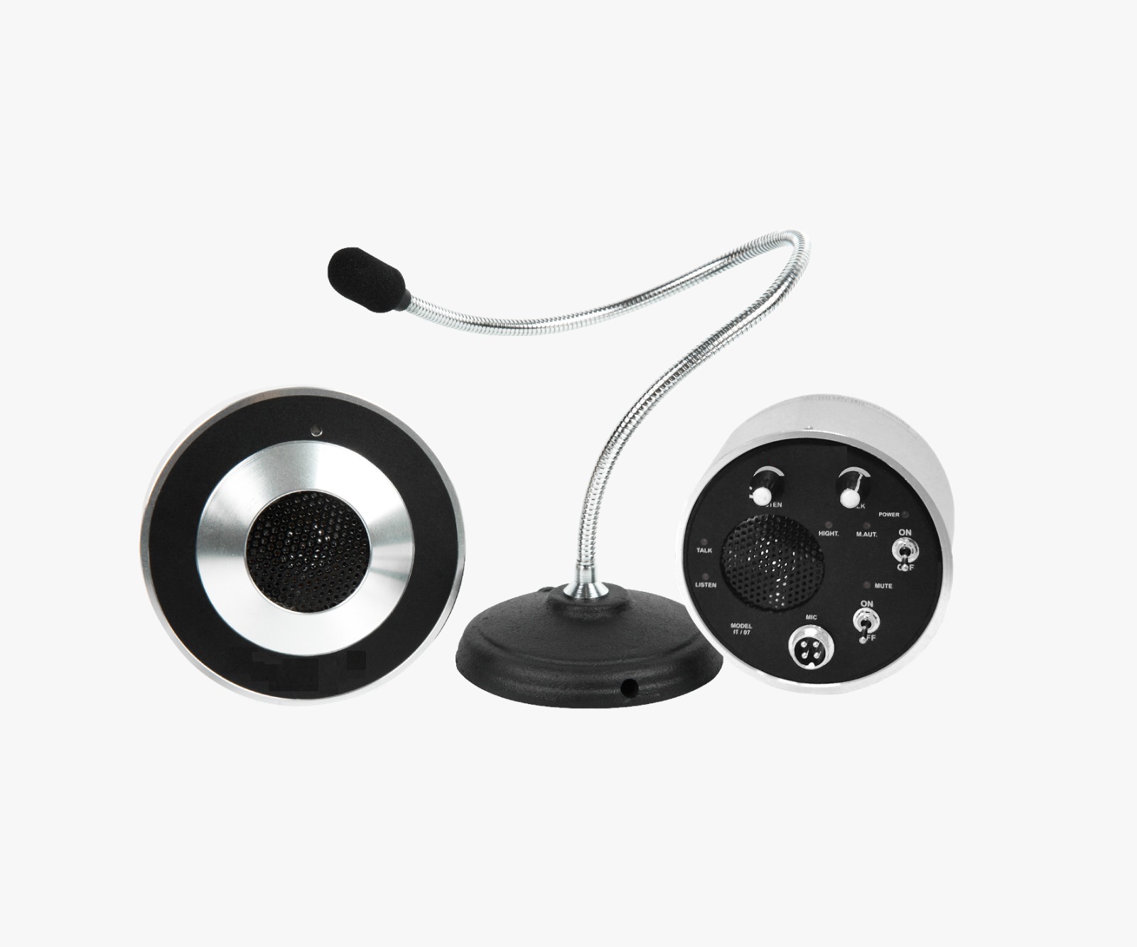 Intercomunicador pedestal para Lotéricas / Guichês / Portarias - R$2.699,00